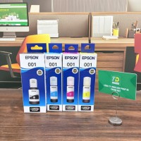 Mực Epson 001 Chính Hãng 4 Màu BK, C, M, Y Dùng Cho Epson L4150, L4160, L6160, L6170, L6190