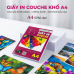 Giấy Couche Khổ A4 Các Định Lượng