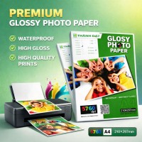Giấy In Ảnh 2 Mặt Khổ A4 Các Định Lượng