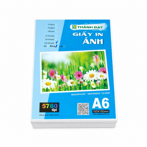 Giấy In Ảnh Kodak Khổ A6 Bóng