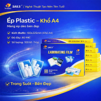Màng Ép Plastic 125 Mic Khổ A4
