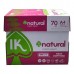 Giấy IK Natural 70gsm A4, Nhập Khẩu INDO, Thùng 5 Ram