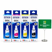 Mực In Epson 664 Chính Hãng 70ml Cho Máy In Epson L100 L200 L300