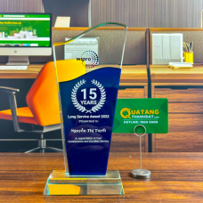 Cúp Pha Lê Thân Lượn Sóng TD-119