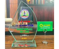 Kỷ Niệm Chương Cánh Buồm Thuỷ Tinh TD-06