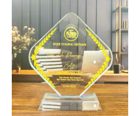 Cúp Thuỷ Tinh Vuông Bo Góc TD-14