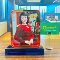 Kỷ Niệm Chương Pha Lê In Hình TD-017