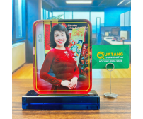 Kỷ Niệm Chương Pha Lê In Hình TD-017