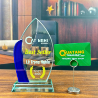 Cúp Thuỷ Tinh Búp Đao 2 Lớp TD-50