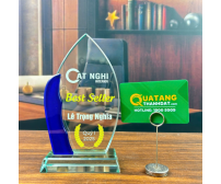 Cúp Thuỷ Tinh Búp Đao 2 Lớp TD-50