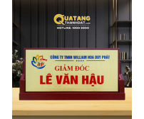Bảng Chức Danh Gỗ INOX – BCD5