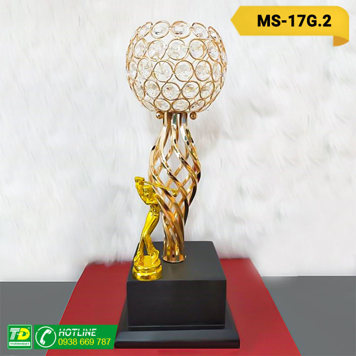 Cúp Kim Loại MS-17 gold 2