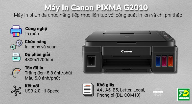 Máy in màu phun Canon Pixma G2010
