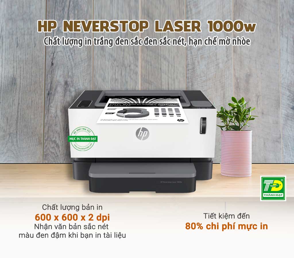 Máy In HP Neverstop Laser 1000W