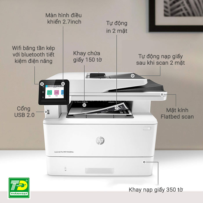 Máy In HP Laserjet Pro MFP M428FDW