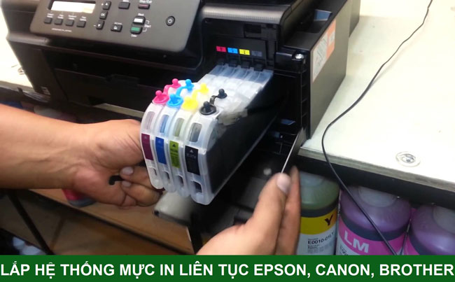 Hệ thống mực in liên tục giúp in ấn tiết kiệm mà không kém phần hiệu quả
