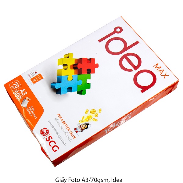 Ứng dụng của giấy IDEA A3 ĐL 70gsm, 80gsm