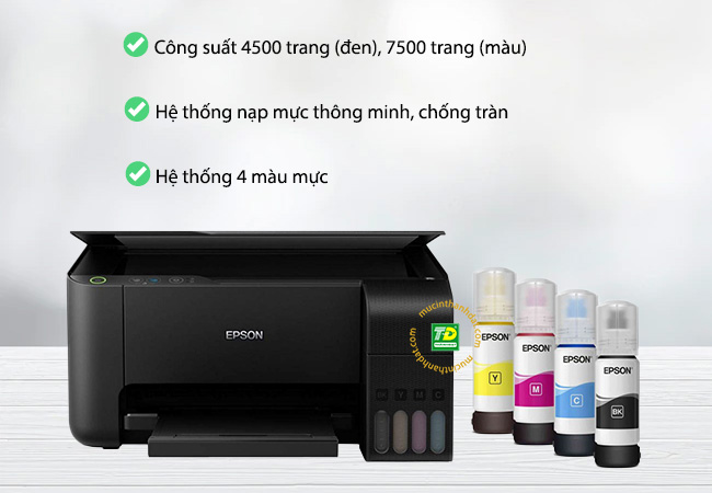 Máy In Epson L3250 Đa Năng In Phun Màu Chính Hãng Giảm Giá 6286