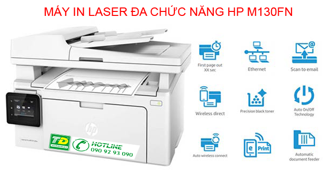 Máy in đa năng HP Laserjet Pro MFP M130FN