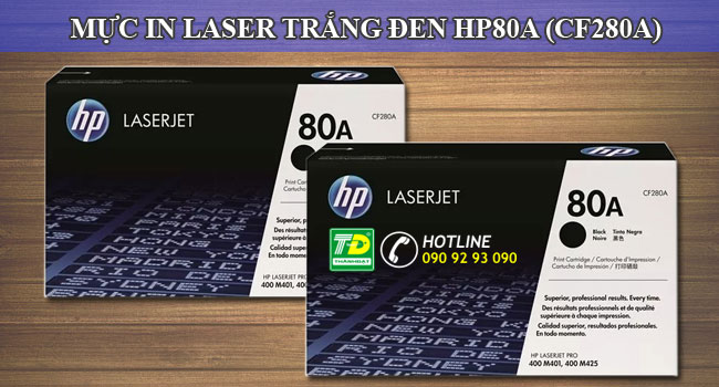 Mực In Laser Trắng Đen HP80A (CF280A)